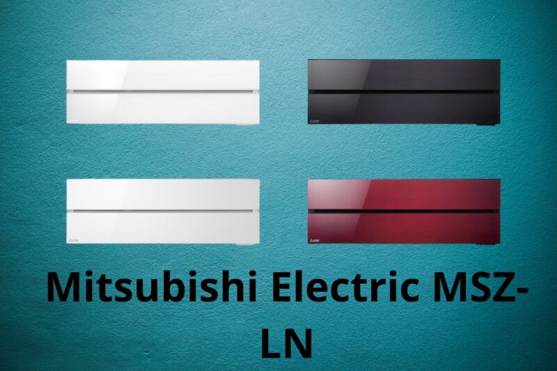 Mitsubishi Electric MSZ-LN 4 klime na zelenoj pozadini
