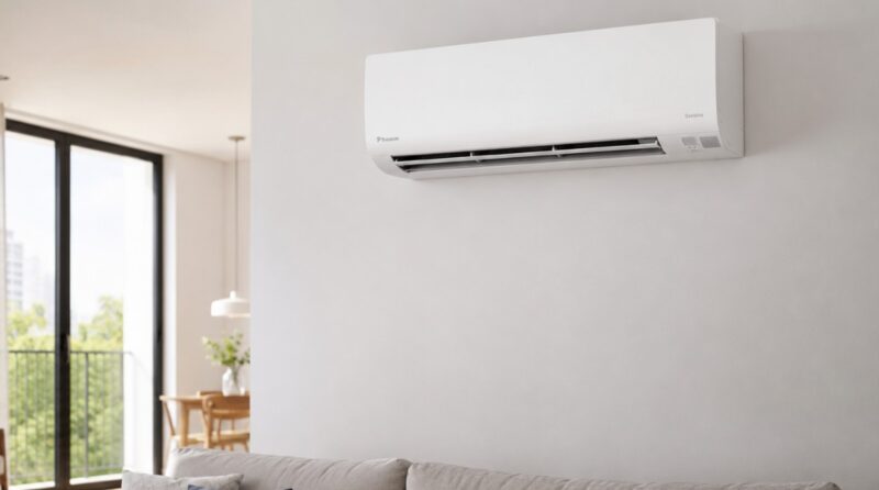 Daikin Sensira klima na zidu u dnevnoj sobi